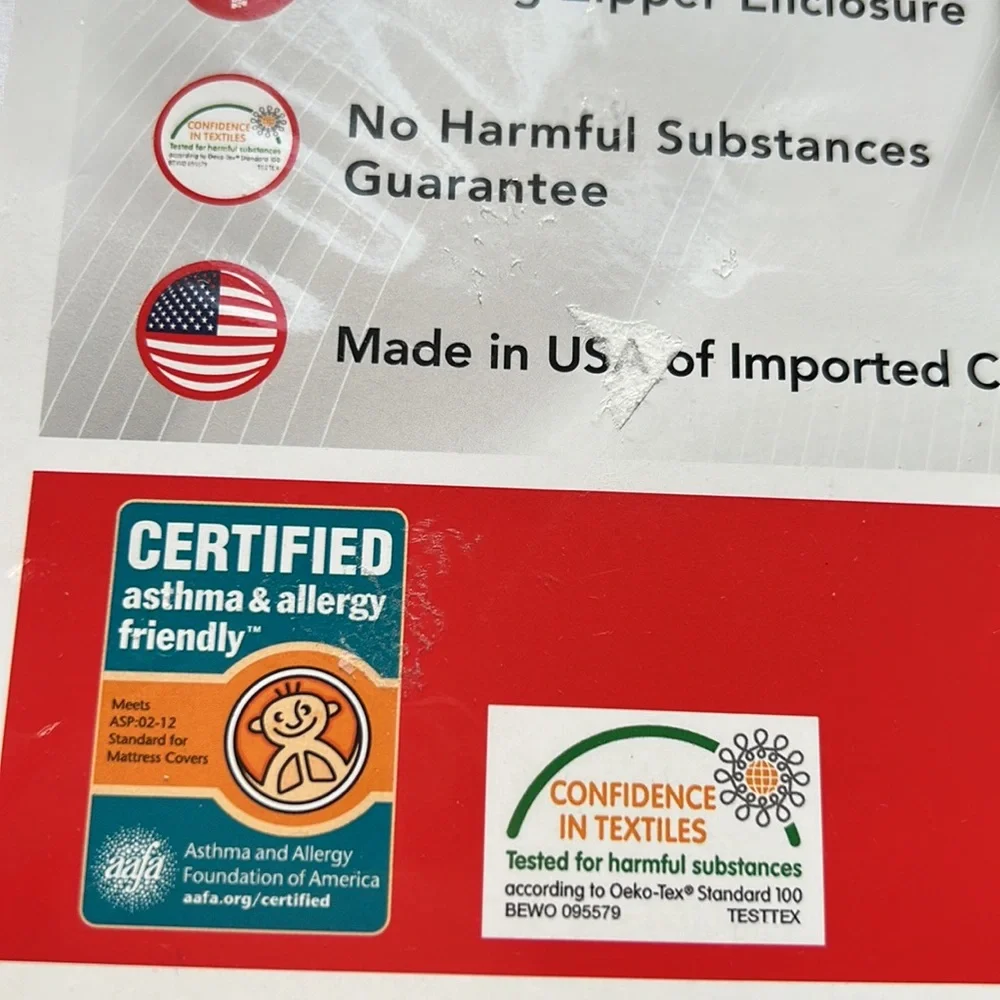 Allergen and Bed Bug Proof Mattress Cover.
